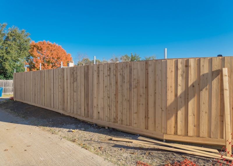 Wood Picket Fence Installation